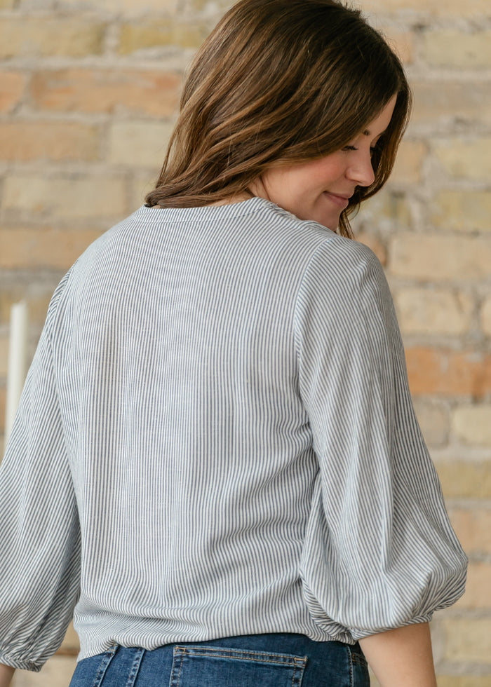 Embroidered Button Up Woven Top FF Tops