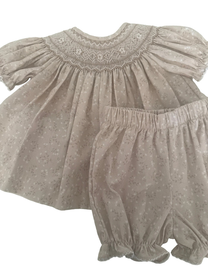 Emma Smocked Bloomer Set