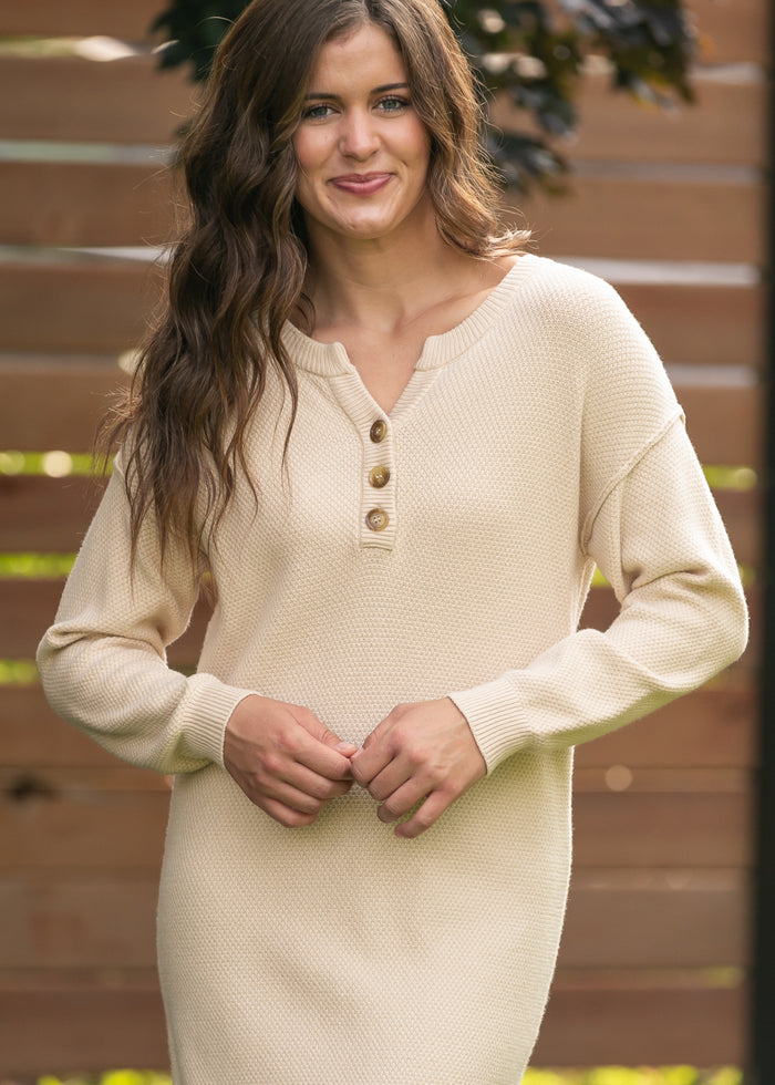Fawna Henley Maxi Dress IC Dresses