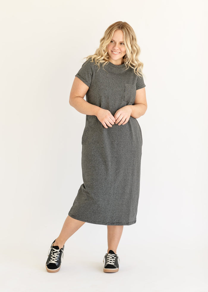 Black/Gray Stripe / XS