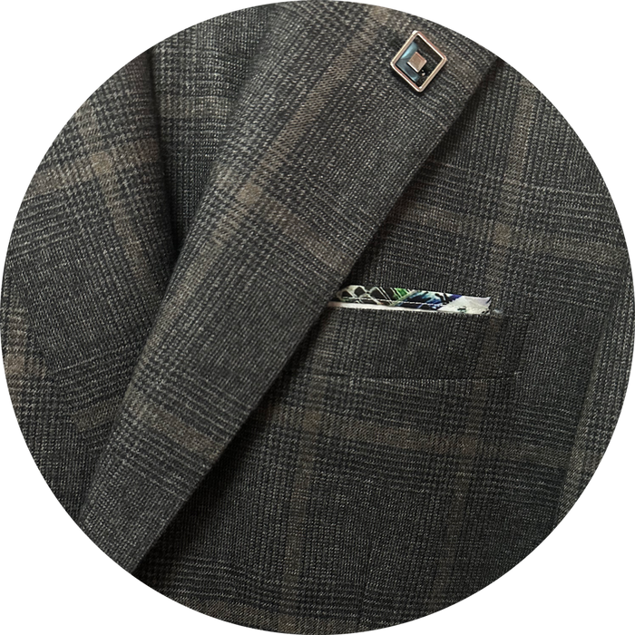 FL8-Fawn Abram Flanel Jacket with matching Vest & Pant
