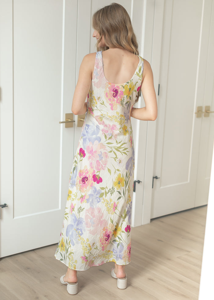 Floral Cowl Neck Maxi Dress FF Dresses