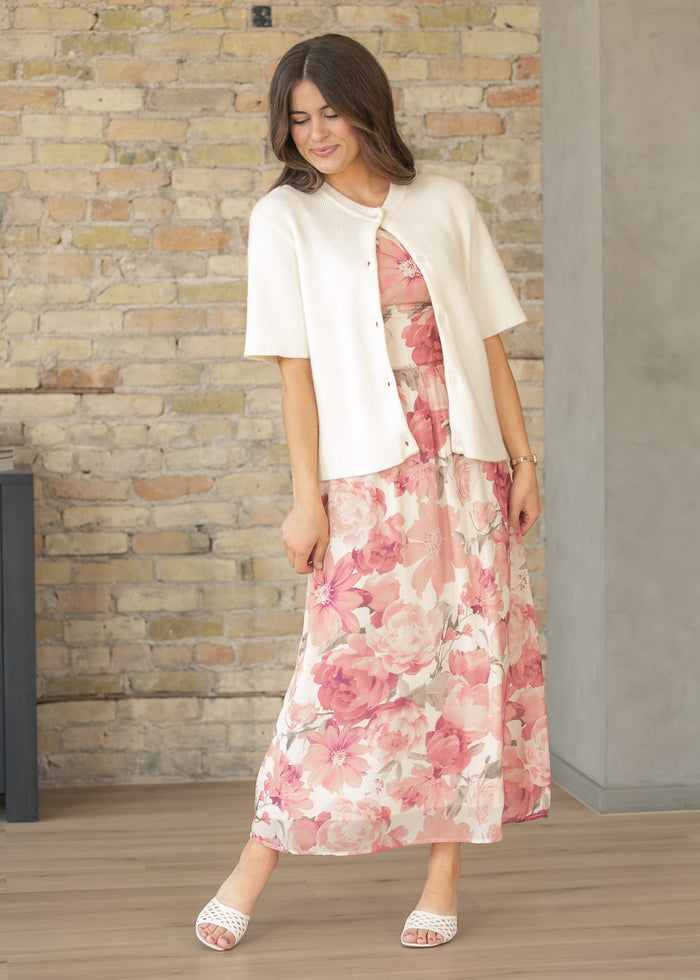 Floral Halter Maxi Dress FF Dresses
