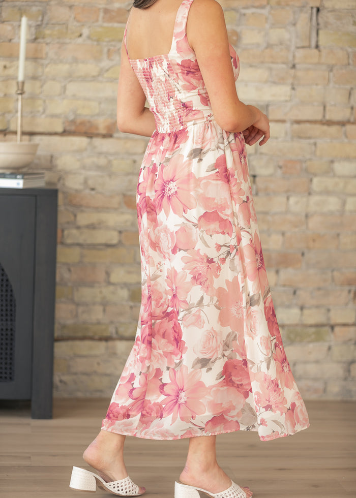 Floral Halter Maxi Dress FF Dresses