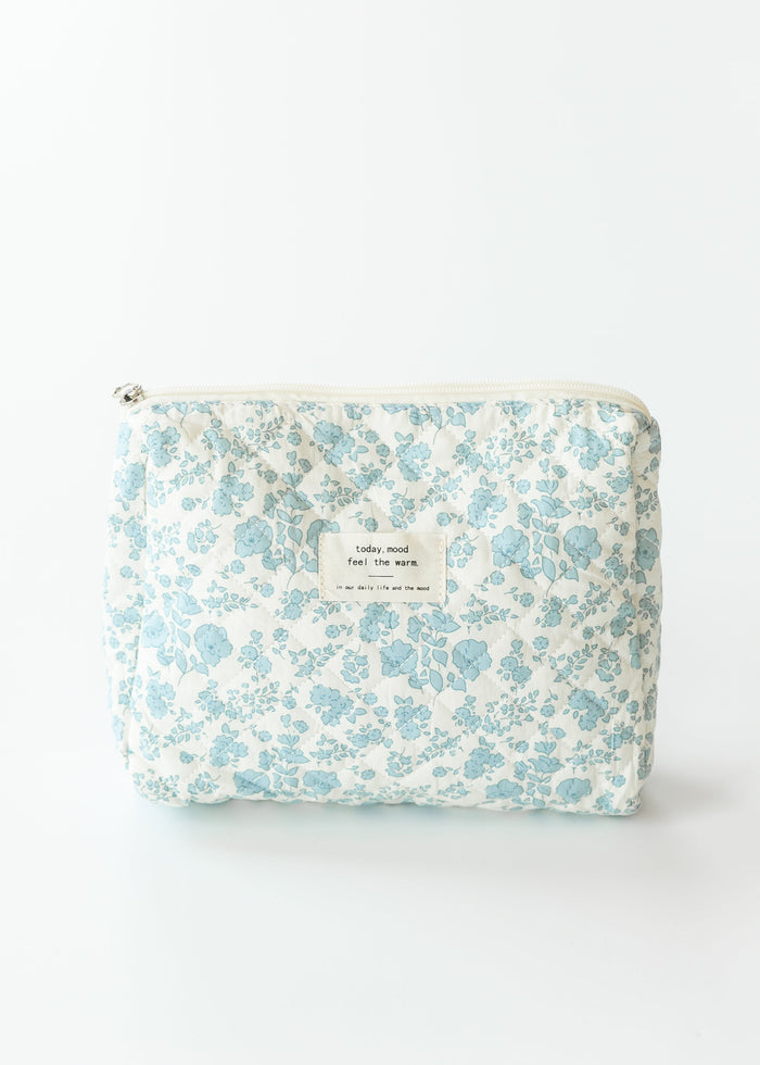 Floral Print Quilted Bag Accessories