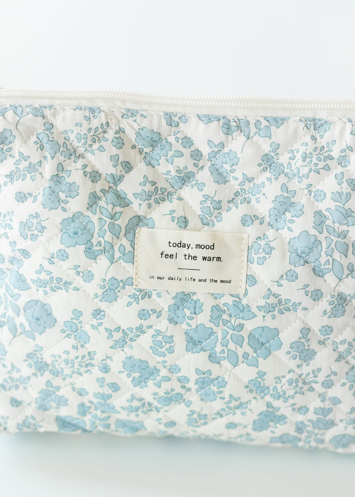 Floral Print Quilted Bag Accessories