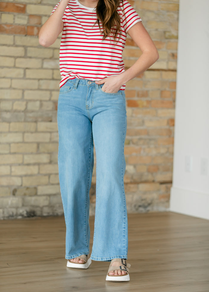 Florence Light Wash Baggy Jean IC Pants