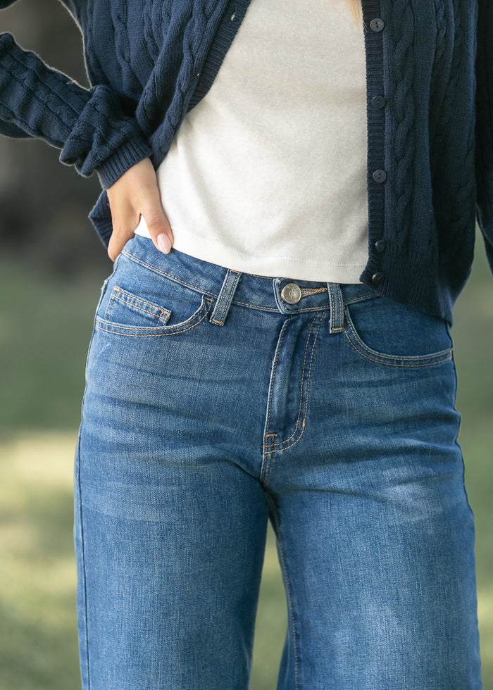 Florence Medium Wash Baggy Jean IC Pants