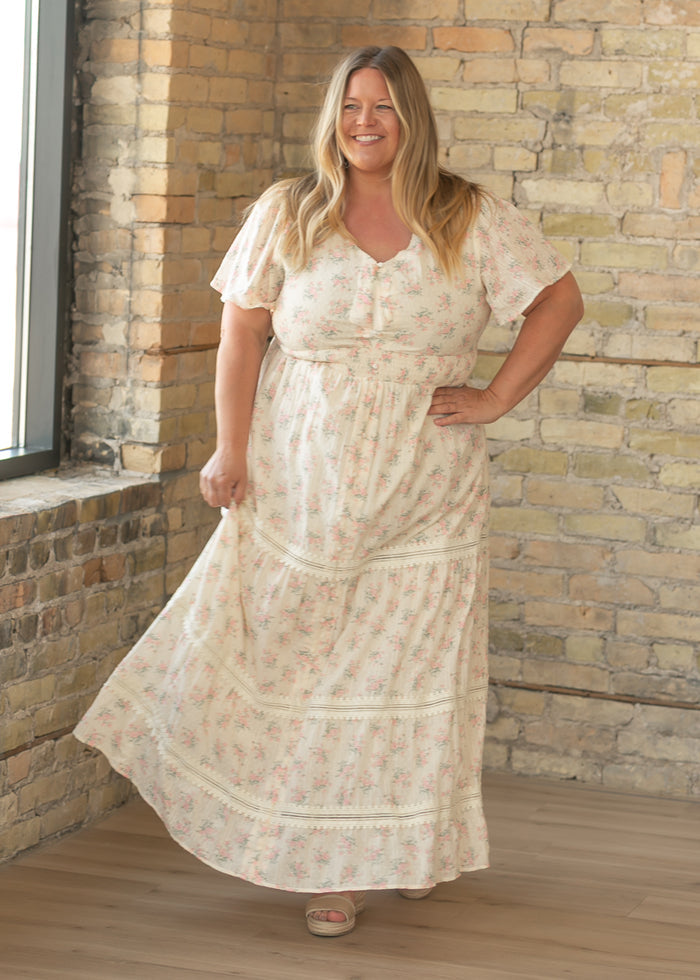 Florianna Floral Maxi Dress IC Dresses 1XL