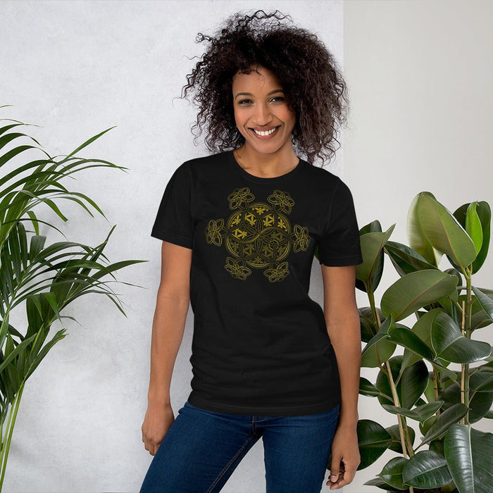 Flower Of Life - YinYang - Short - Sleeve Women T-Shirt - Colors - Made to order - symbolika
