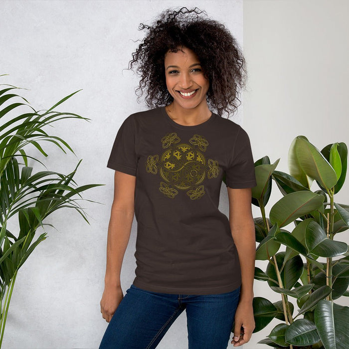 Flower Of Life - YinYang - Short - Sleeve Women T-Shirt - Colors - Made to order - symbolika