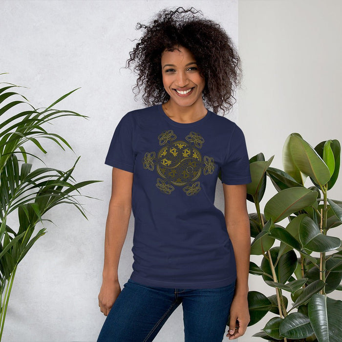 Flower Of Life - YinYang - Short - Sleeve Women T-Shirt - Colors - Made to order - symbolika
