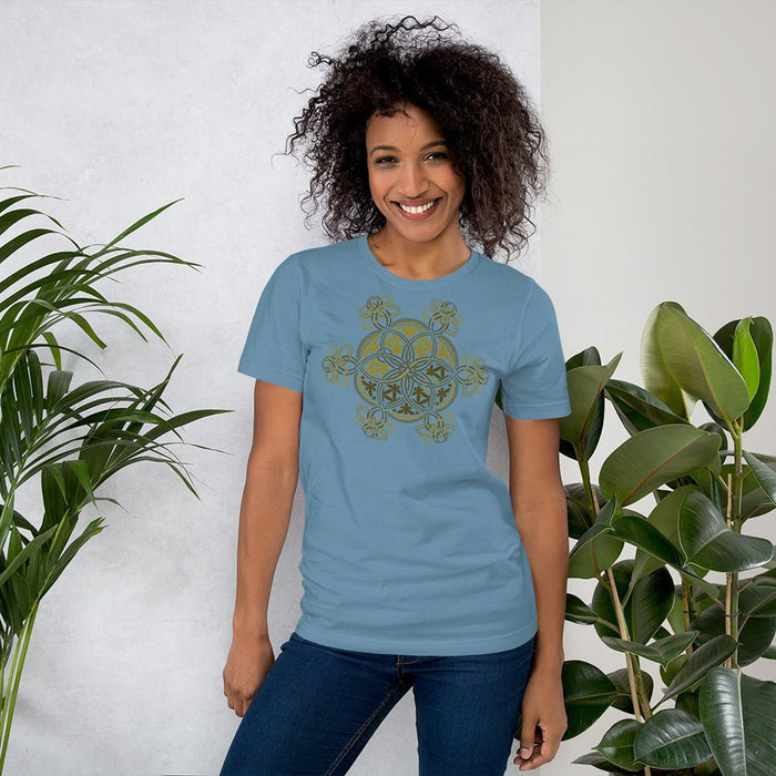 Flower Of Life - YinYang - Short - Sleeve Women T-Shirt - Colors - Made to order - symbolika