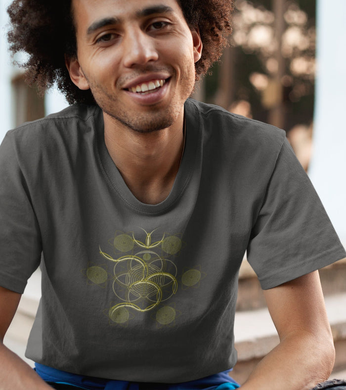 Flower of Life OM T-Shirt Choice of Colors — Image 2 by Symbolika