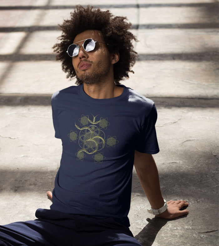 Flower of Life OM T-Shirt Choice of Colors — Image 3 by Symbolika