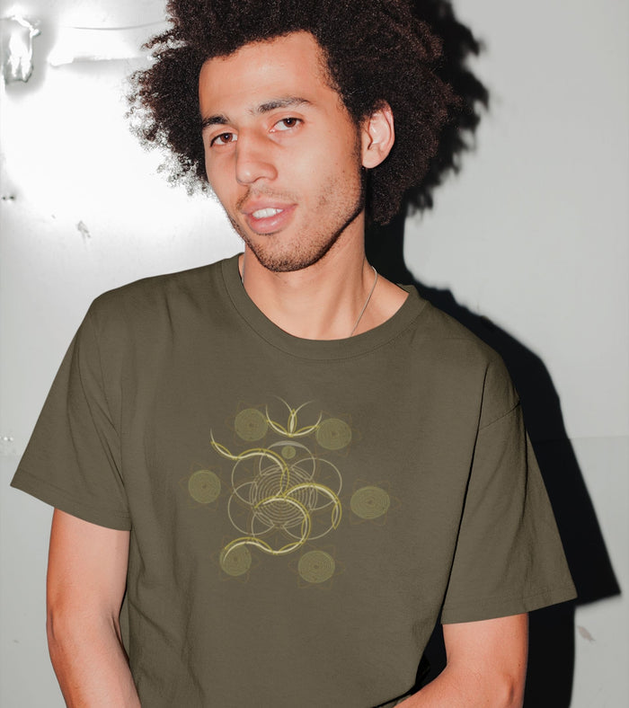 Flower of Life OM T-Shirt Choice of Colors — Image 4 by Symbolika