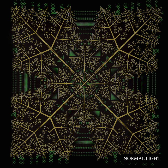 Fractal Forest Neck Gaiter Olive — Image 4 by Symbolika