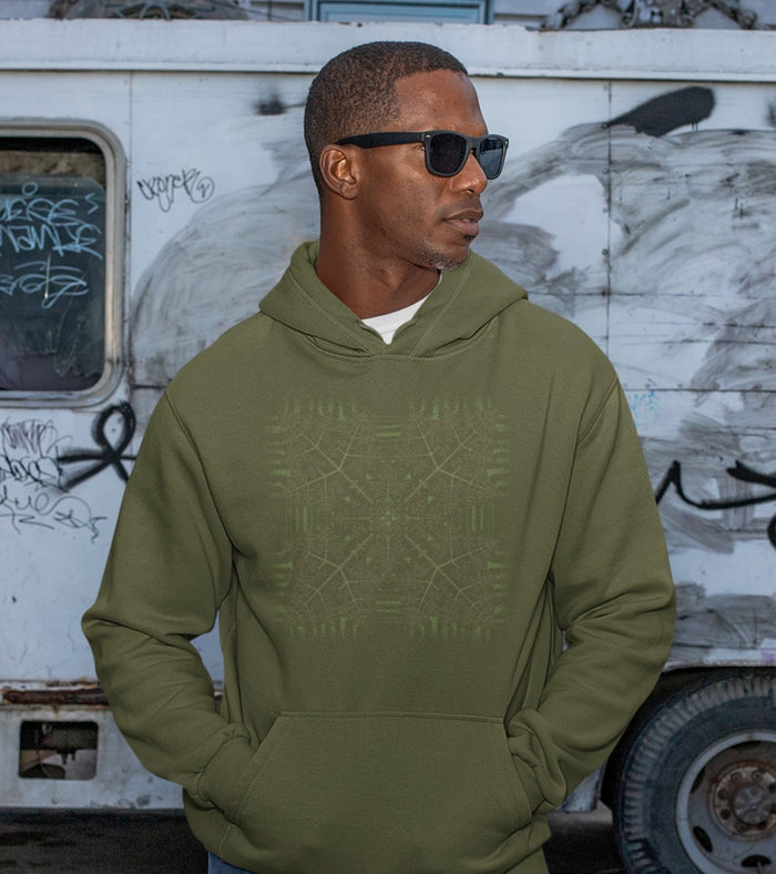 Fractal Forest Hoodie Choice of Colors — Image 5 by Symbolika