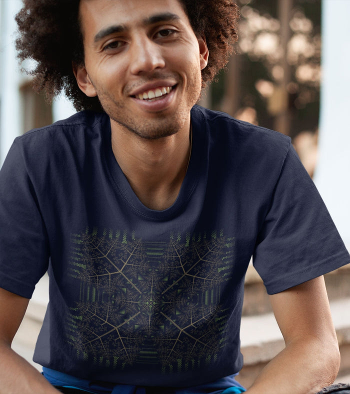 Fractal Forest T-Shirt Choice of Colors — visionary art by Symbolika