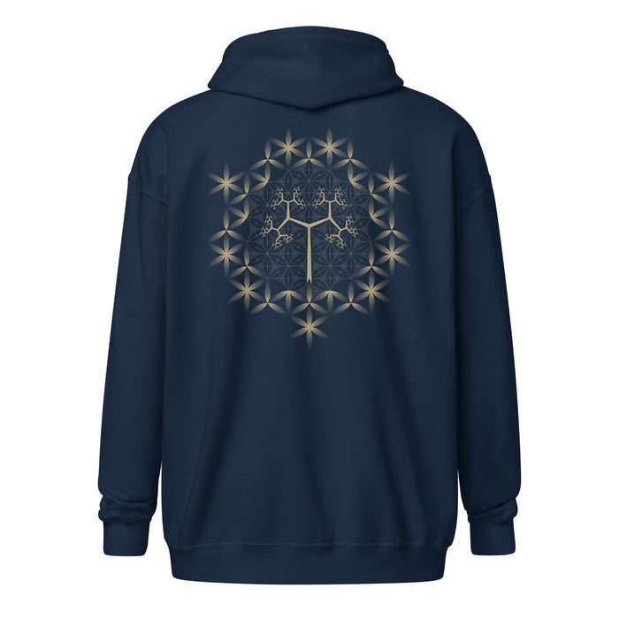 Fractal Tree Hoodie Choice of Colors — Image 3 by Symbolika