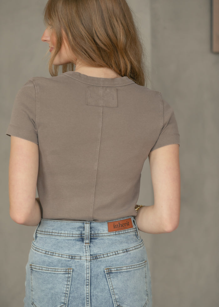 Free People® Cocoa Atlas Crew Tee FF Tops