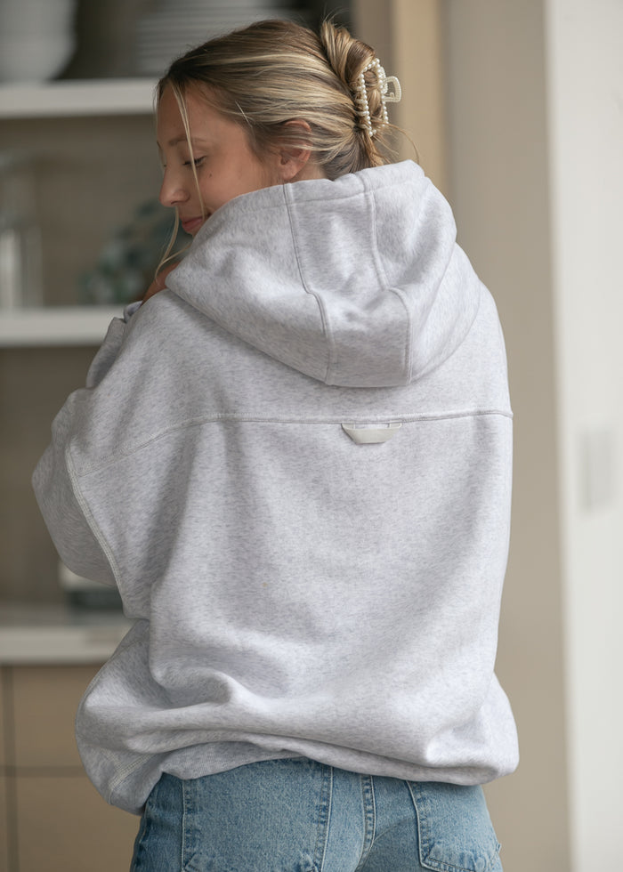 Free People® Final Call Heather Gray Hoodie FF Tops