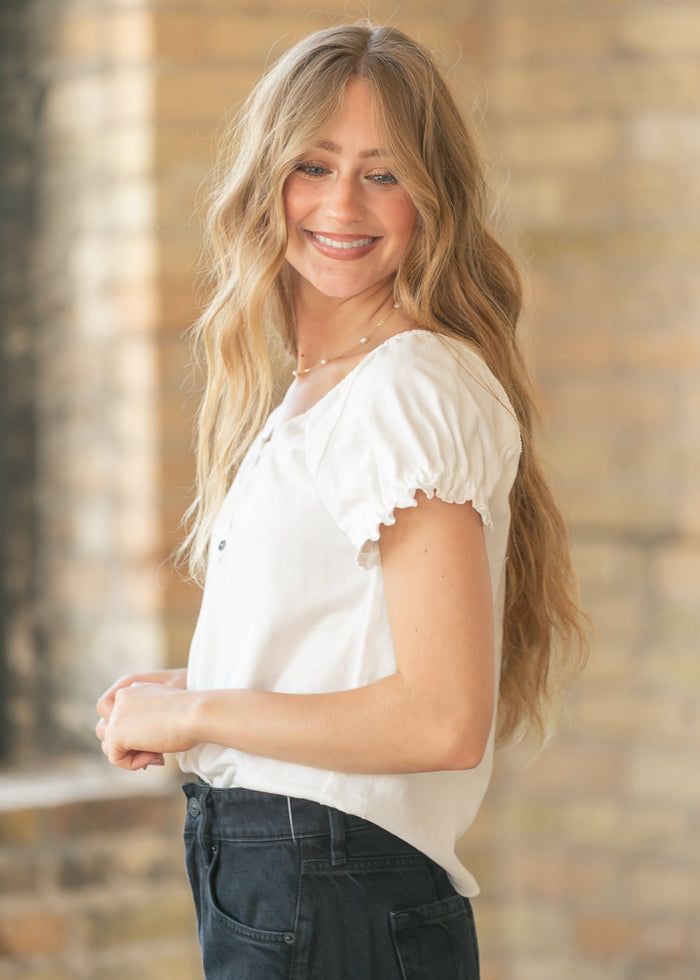 Free People® Ivory Issa Tee FF Tops