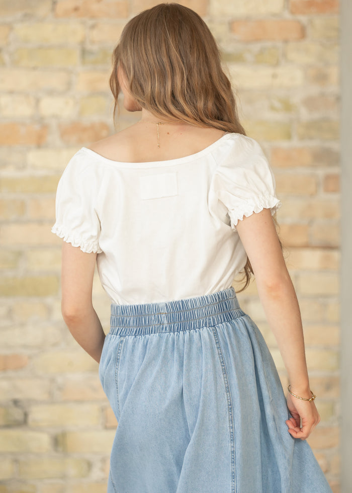 Free People® Ivory Issa Tee FF Tops