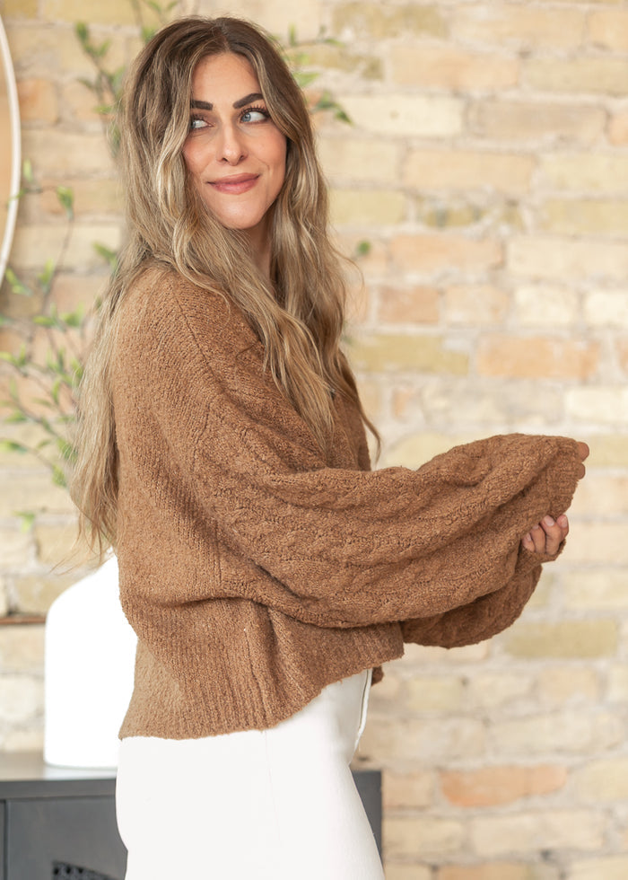 Free People® Macadamia Thistle Cardigan FF Tops
