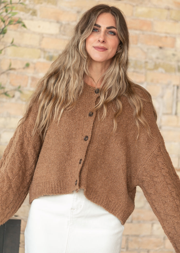 Free People® Macadamia Thistle Cardigan FF Tops