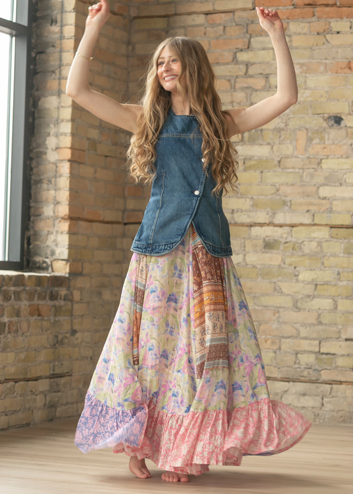 Free People® Maris Denim Top FF Tops