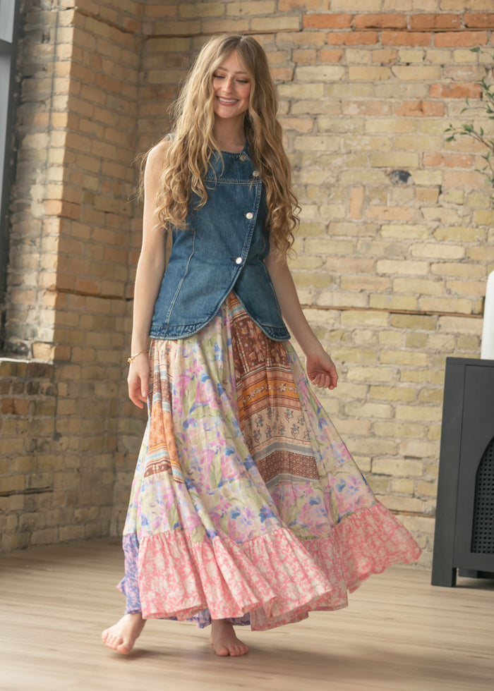 Free People® Maris Denim Top FF Tops