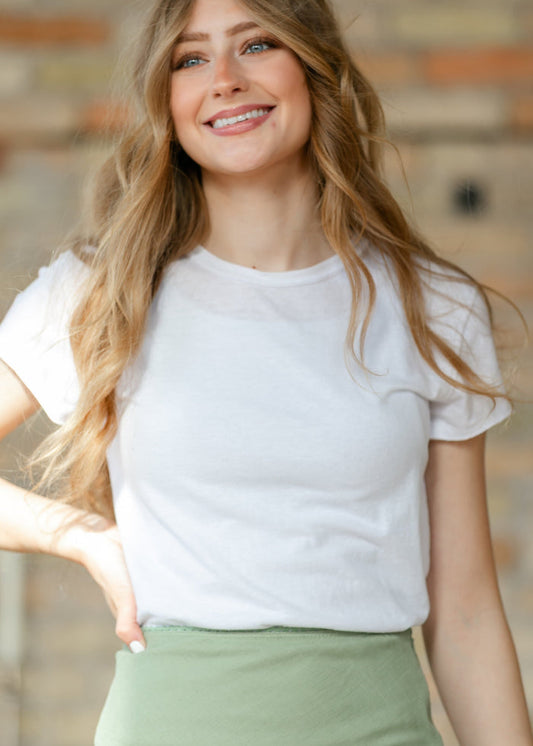 Free People® Nova Ivory Tee FF Tops