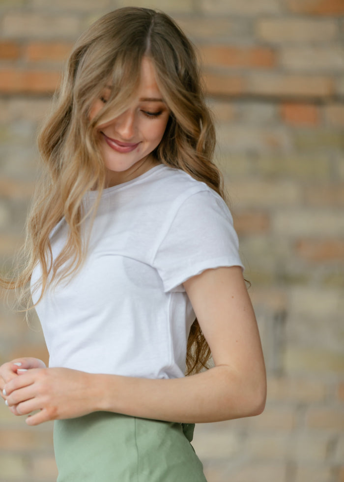 Free People® Nova Ivory Tee FF Tops