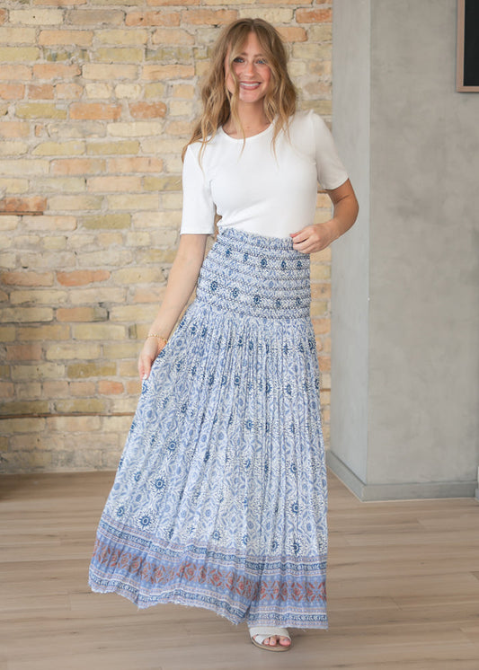 Free People® Ravenna Printed Maxi Skirt FF Skirts