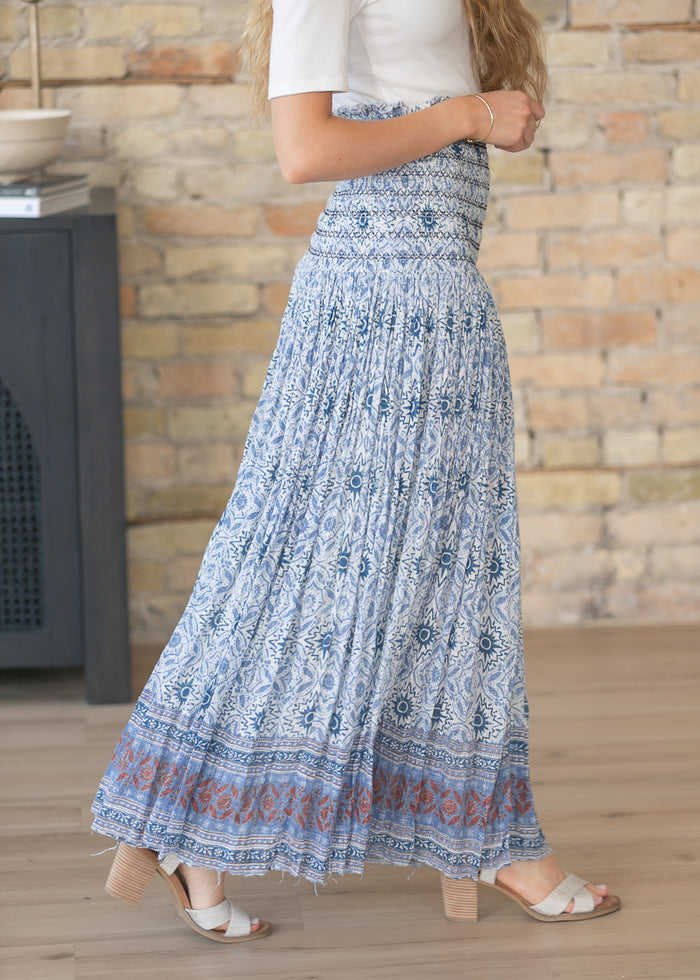 Free People® Ravenna Printed Maxi Skirt FF Skirts