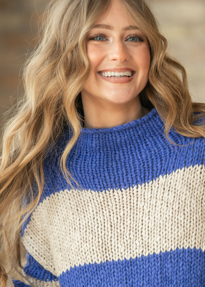 Free People® Rugby Stripe Opal Sweater FF Tops