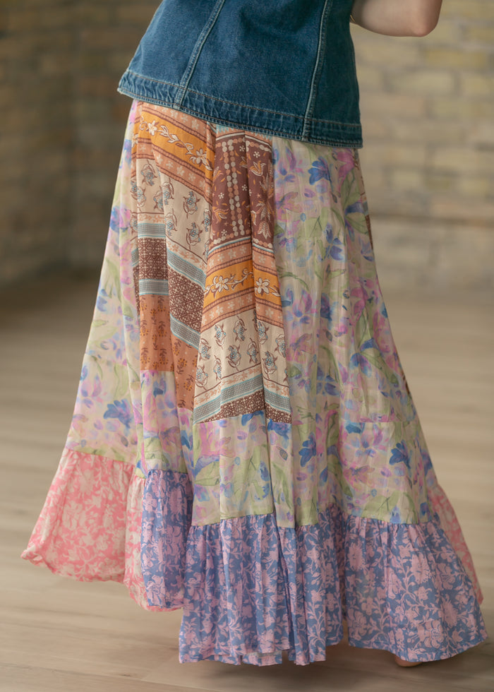 Free People® Santa Eulalia Printed Maxi Skirt FF Skirts