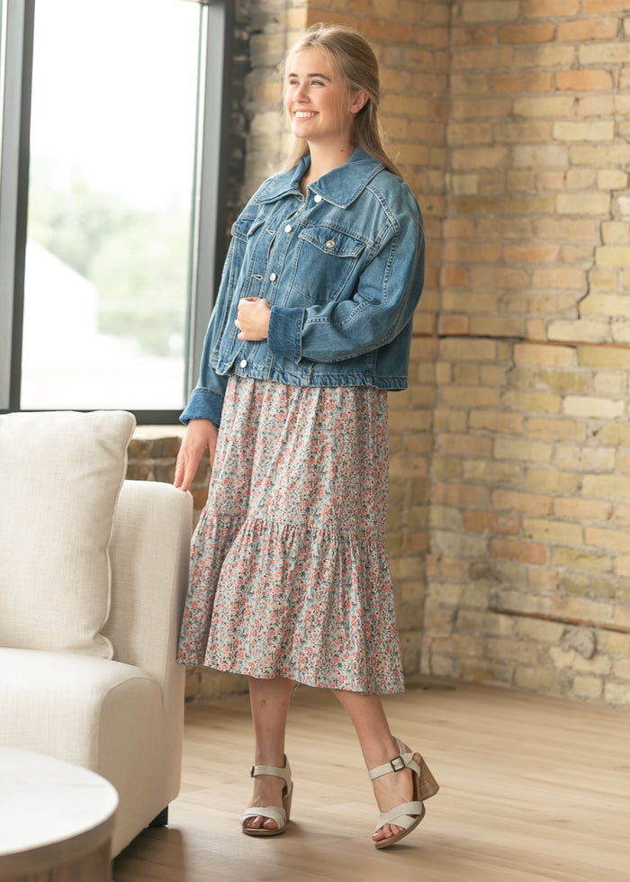 Free People® Side to Side Jacket in River Wash FF Tops