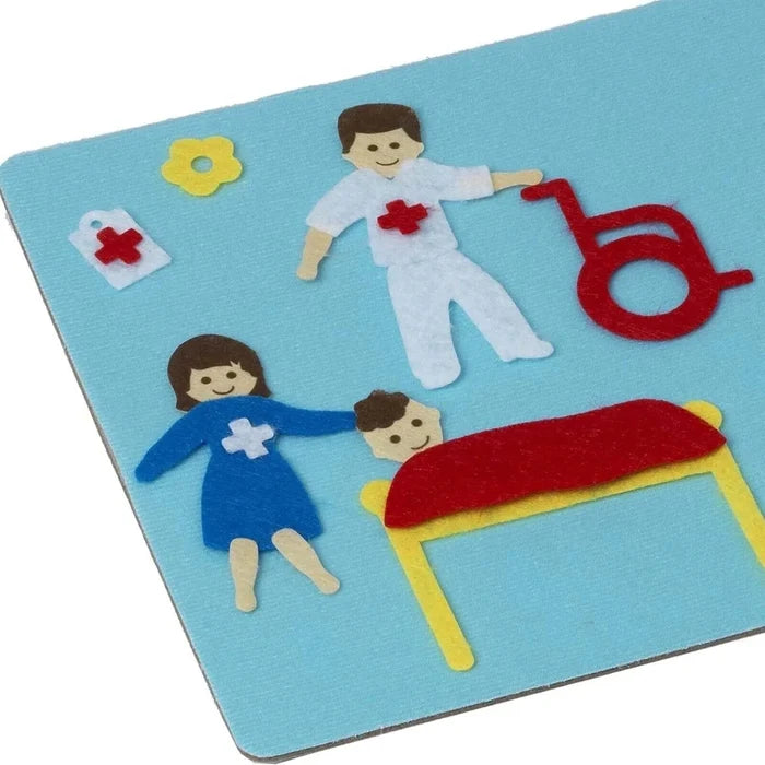 Fuzzy Felt Retro Classic - Hospital - ebebek