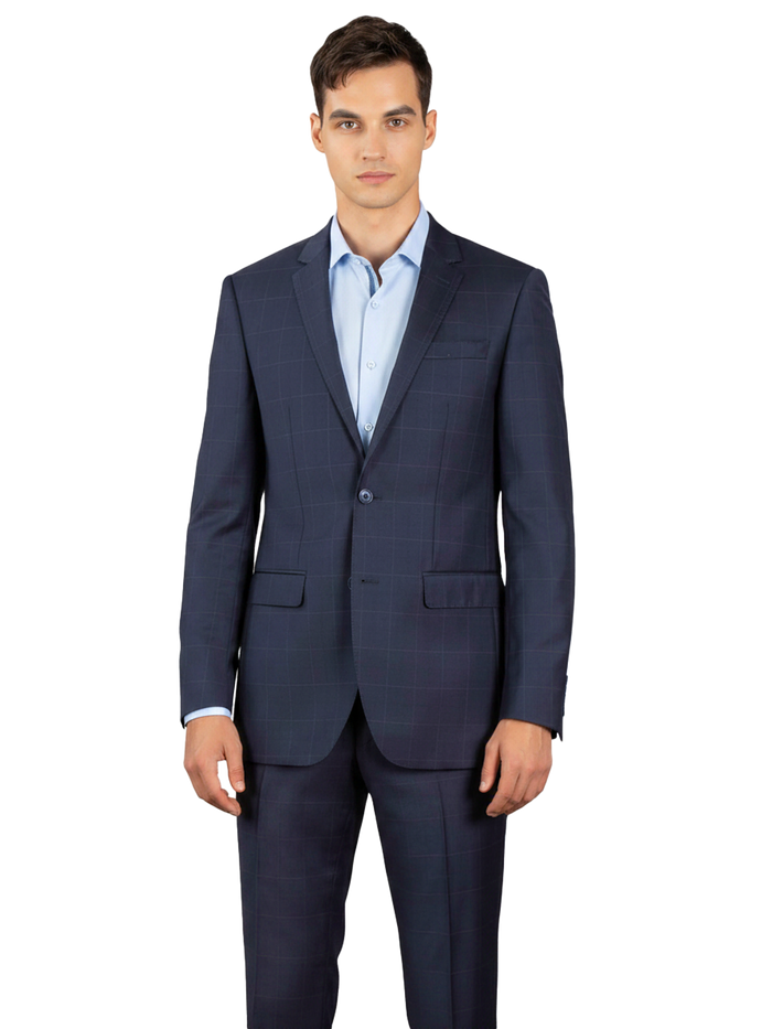 FW7-Navy Abram Suit Jacket & Jesse Pant (Nested)