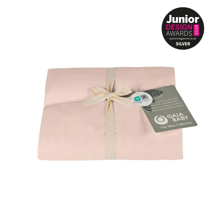 Gaia Baby Maia Muslin Fitted Cotsheets 60 x 120cm 2 Pack - Blush Blush - ebebek