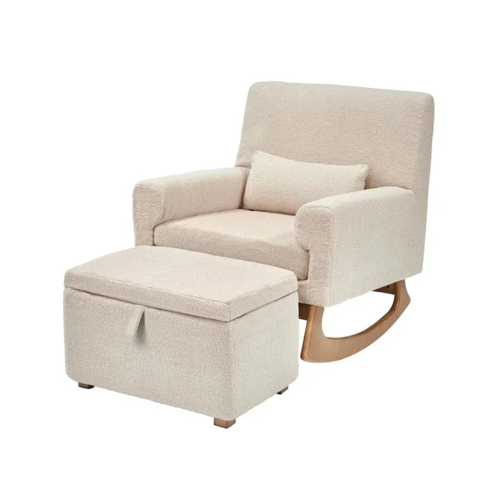 Gaia Baby Serena Footstool - Biscuit Boucle Biscuit Boucle - ebebek