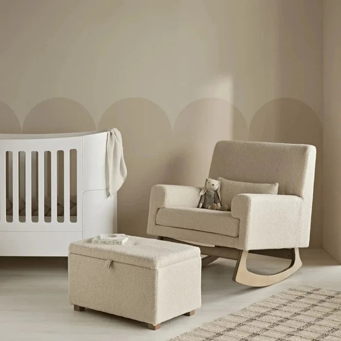 Gaia Baby Serena Footstool - Biscuit Boucle Biscuit Boucle - ebebek