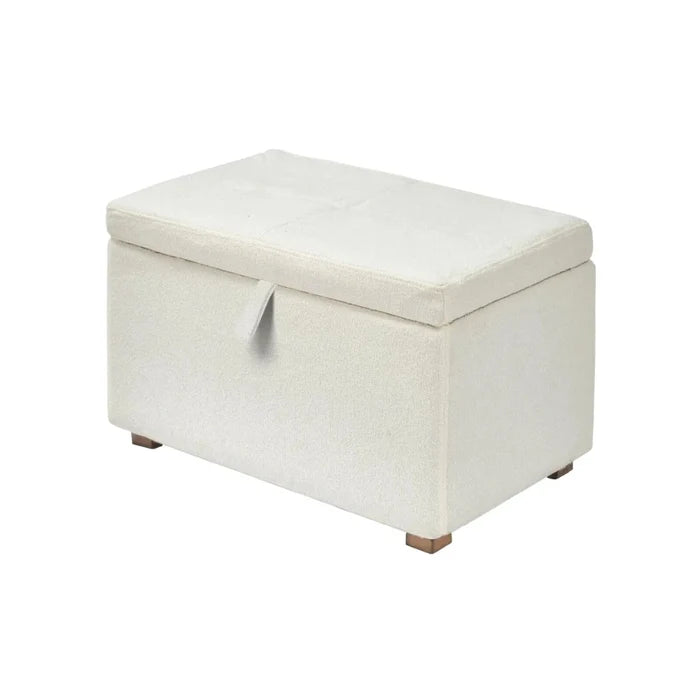 Gaia Baby Serena Footstool - Chalk Boucle Chalk Boucle - ebebek
