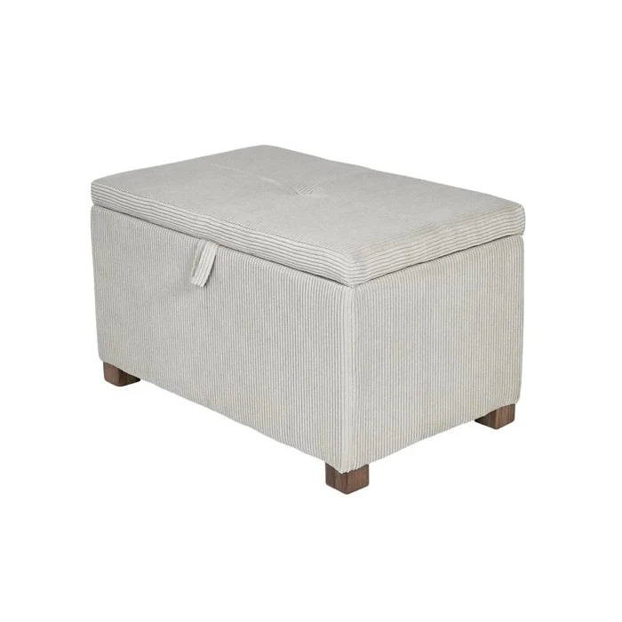 Gaia Baby Serena Footstool - Ecru Corduroy Ecru Corduroy - ebebek