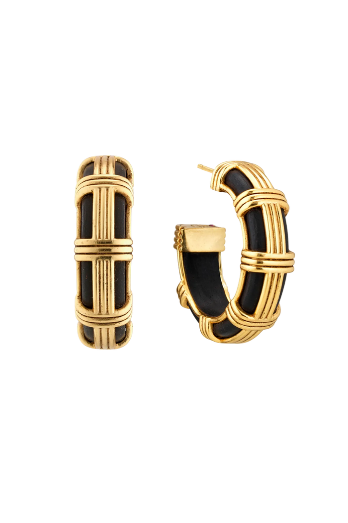 Gaia Cage Hoop Earrings