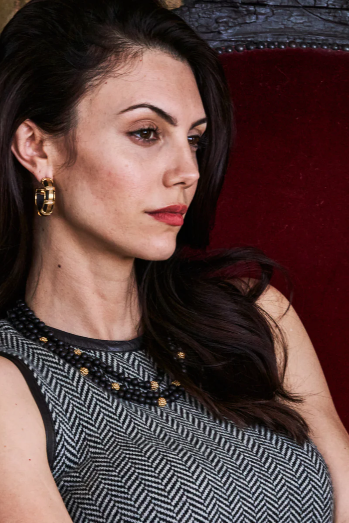 Gaia Cage Hoop Earrings
