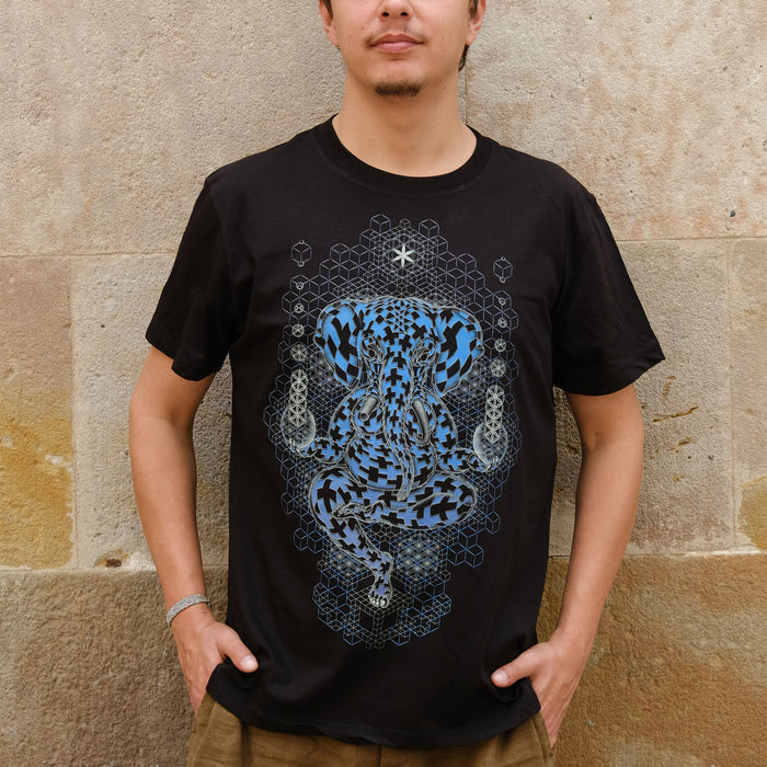 Ganescher T-Shirt Black — visionary art by Symbolika