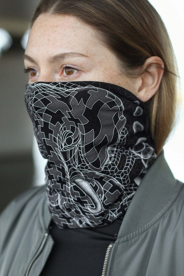 Ganescher Neck Gaiter Black — Image 2 by Symbolika
